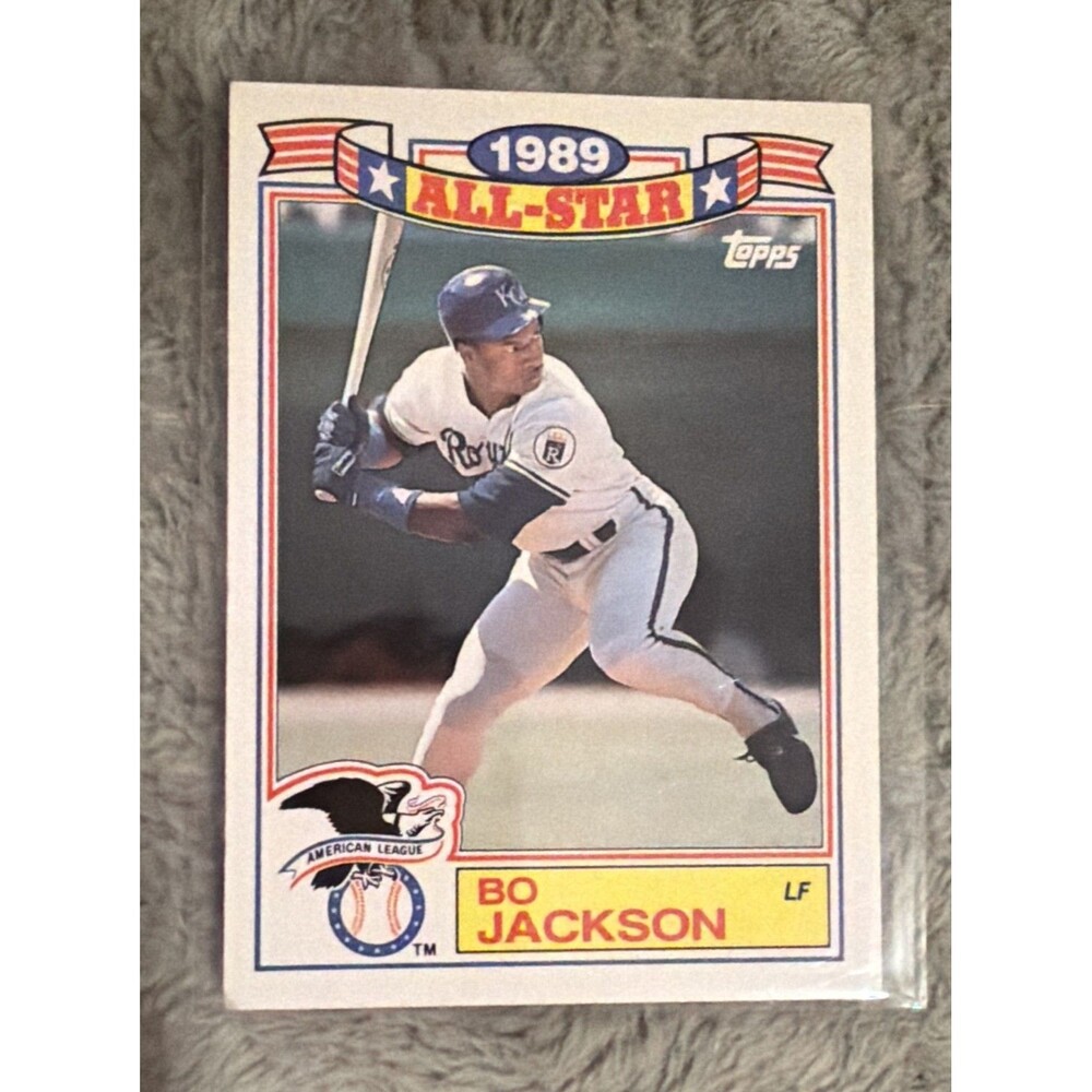 1990 Topps - Rack Pack Glossy All-Stars Bo Jackson #17